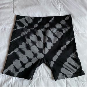 tie dye biker shorts
